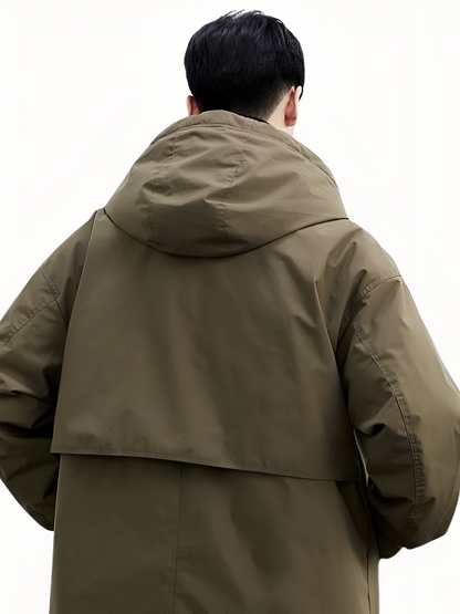 Marcus™ | Klassisk Huva Trenchcoat