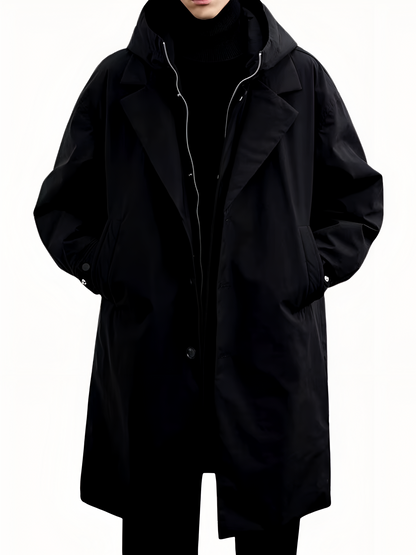 Marcus™ | Klassisk Huva Trenchcoat