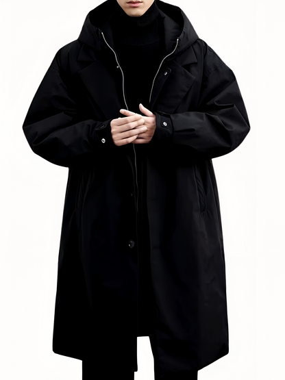 Marcus™ | Klassisk Huva Trenchcoat